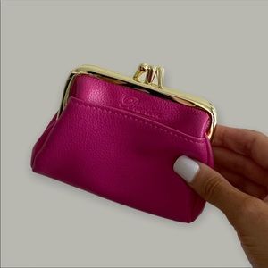 Buxton Hudson Pik-Me-Up Triple Frame Kiss-Lock Coin Pouch